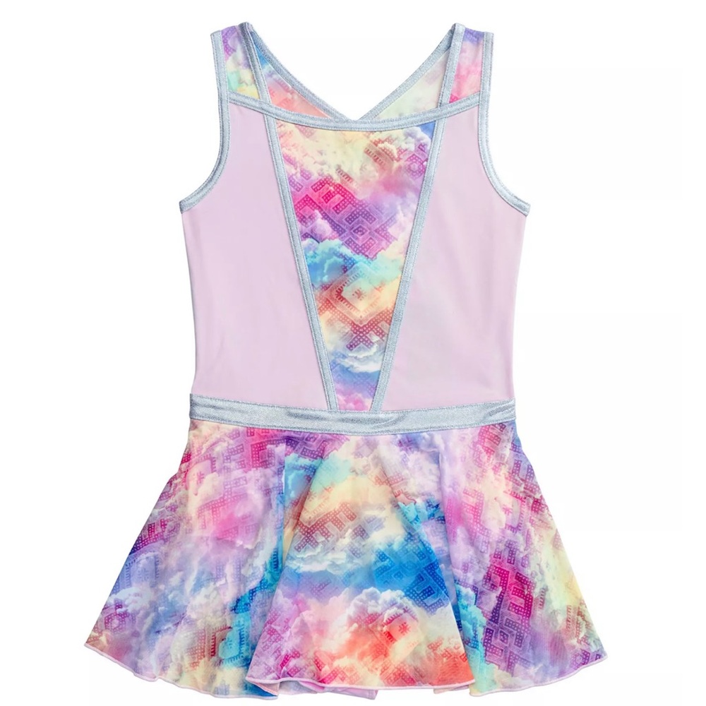 Rainbeau Moves Print Skirted Leotard